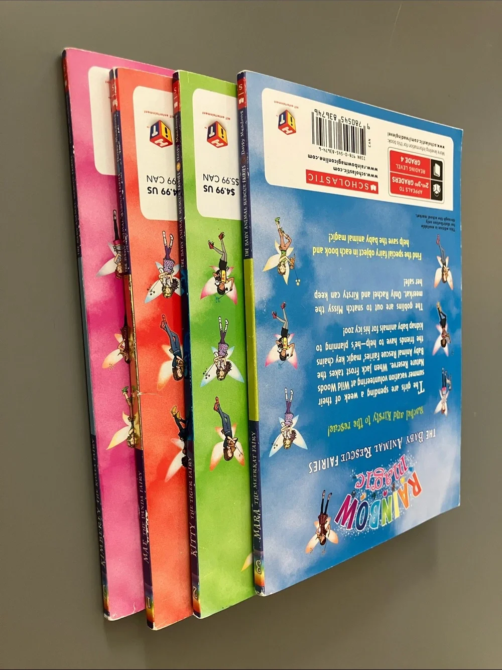 Scholastic Rainbow Magic Mae the Panda Fairy - Red and Yellow Cover